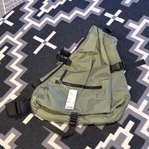 Green Crossbody Sling Bag